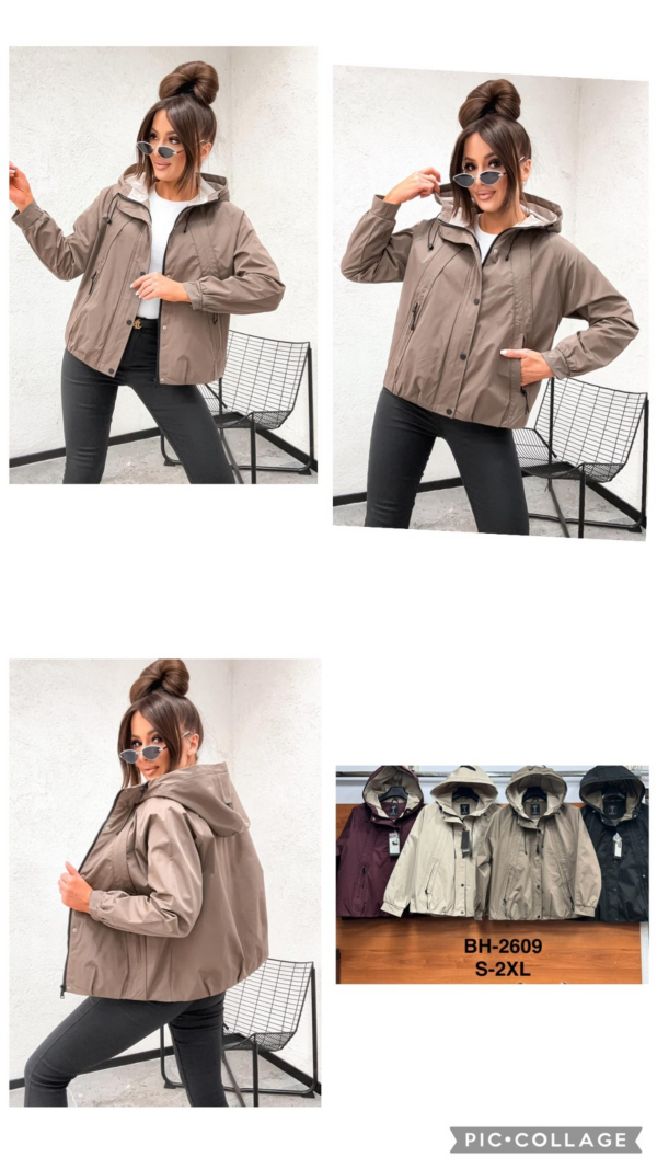 Kurtki damskie cienki Roz S-2XL, 1 Kolor Paczka 5 szt